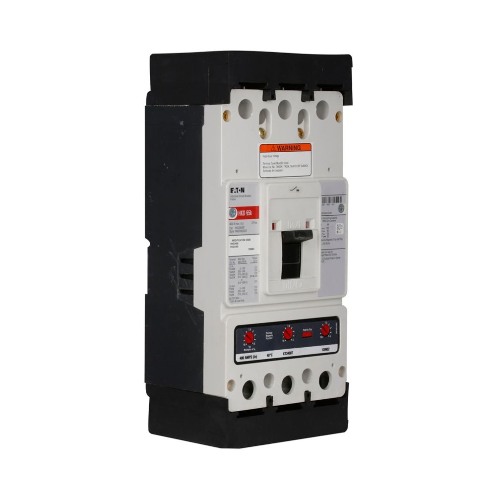HKD3400 - Eaton Cutler Hammer - 400A 600VAC Three-Pole Molded Case Circuit Breakers