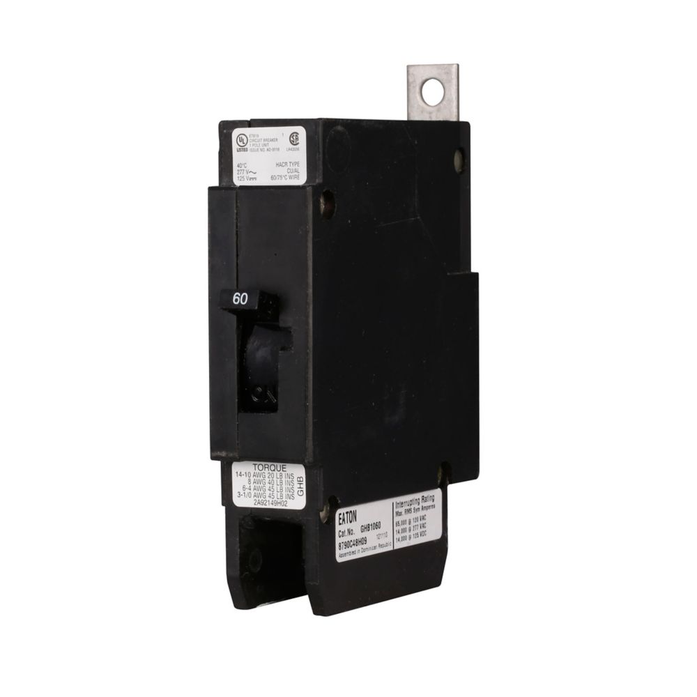 GHB2040 - Eaton - 40 A Two-Pole Series C Complete Molded Case Circuit Breakers
