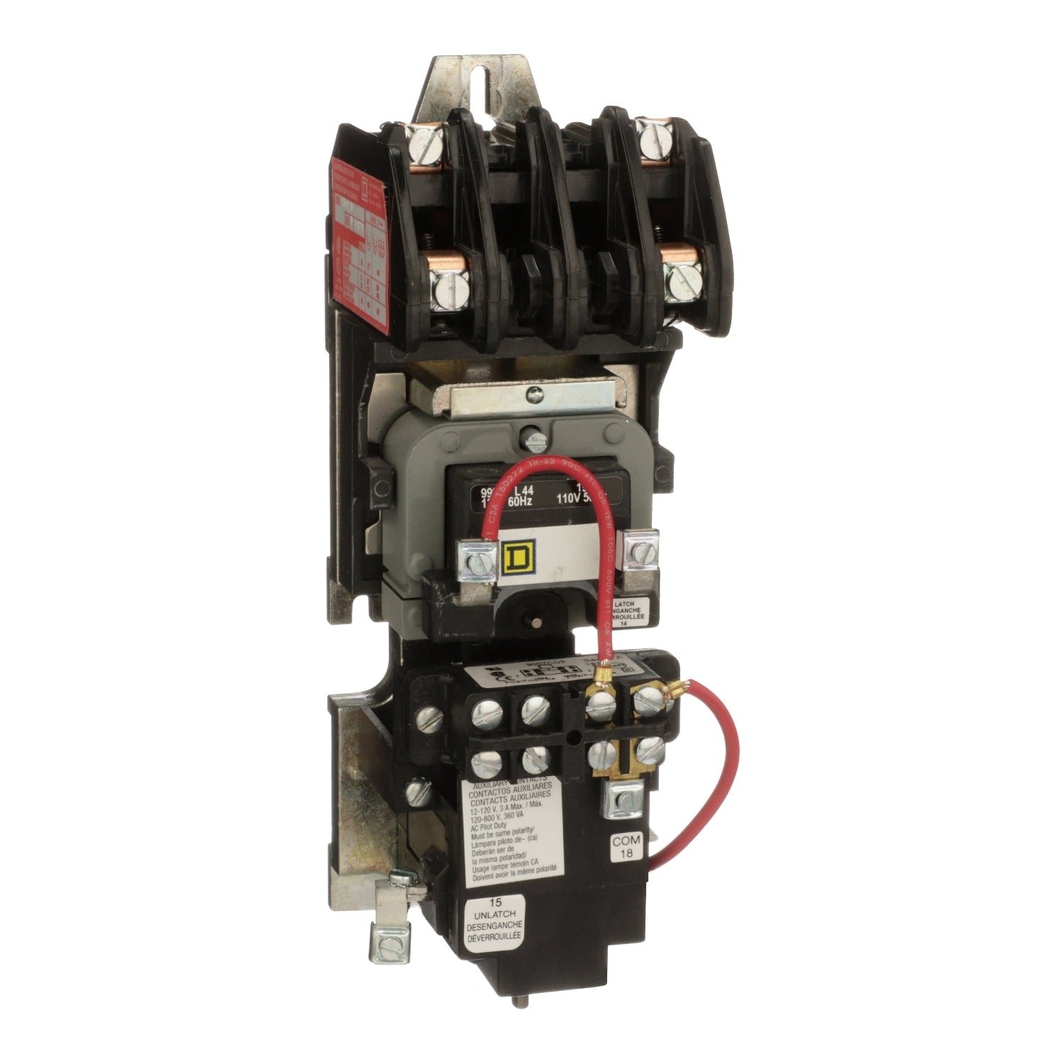 2510MBW2 - Square D - Manual Starter, NEMA M0, 3P, 600V, 5HP, NEMA 4/4X