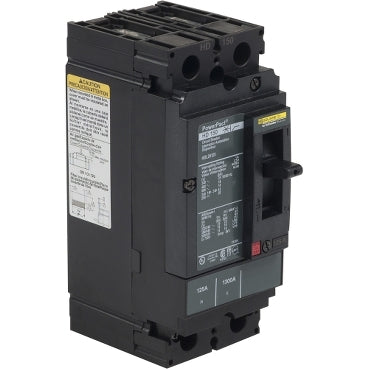 HGL26060 - Square D - Circuit breaker, PowerPacT H, 60A, 2-Pole, 600V, 18kA, lugs, 80%