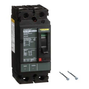 HGL36025 - Square D - Circuit breaker, PowerPacT H, 25A, 3-Pole, 600V, 18kA, lugs, 80%