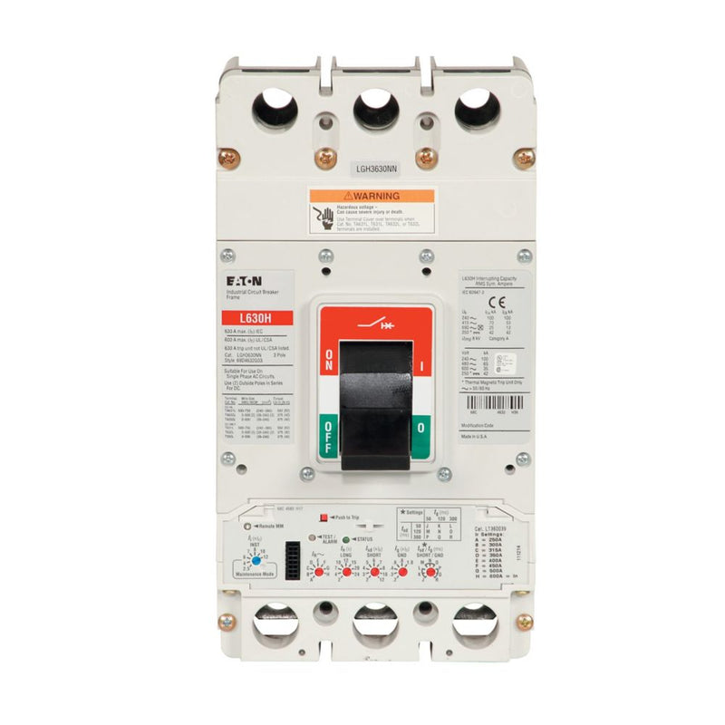 LGH360032G - Eaton Cutler-Hammer - LGH 600A 3-Pole 600V AC Molded Case Circuit Breaker