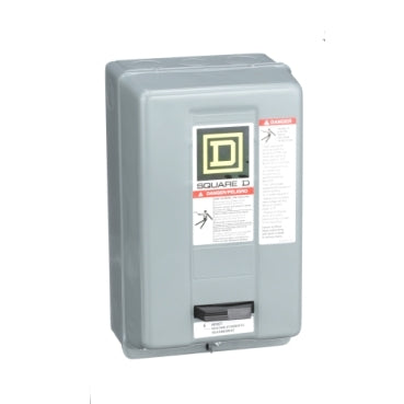 8536SAG12V06 - Square D - NEMA motor starter, Size 00, 9A, 2HP, 5kA SCCR, 3-Pole