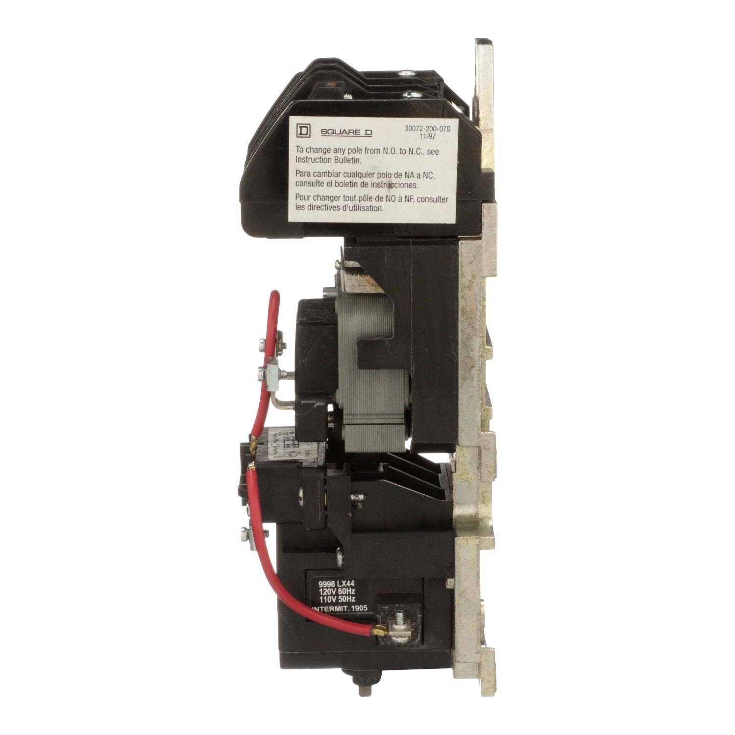 8903LXO20V02 - Square D - Lighting Contactor, Type L, 30A, 2 Pole, 120V Coil, Open Style