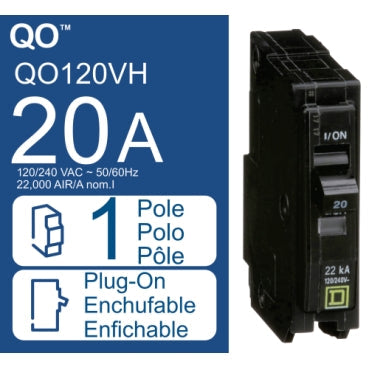 SQD QO120VH; MINIATURE CIRCUIT