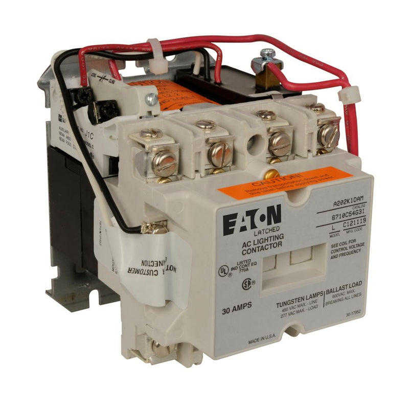 A202K1DA - Eaton Cutler-Hammer - 4-Pole Lighting Contactor, Open