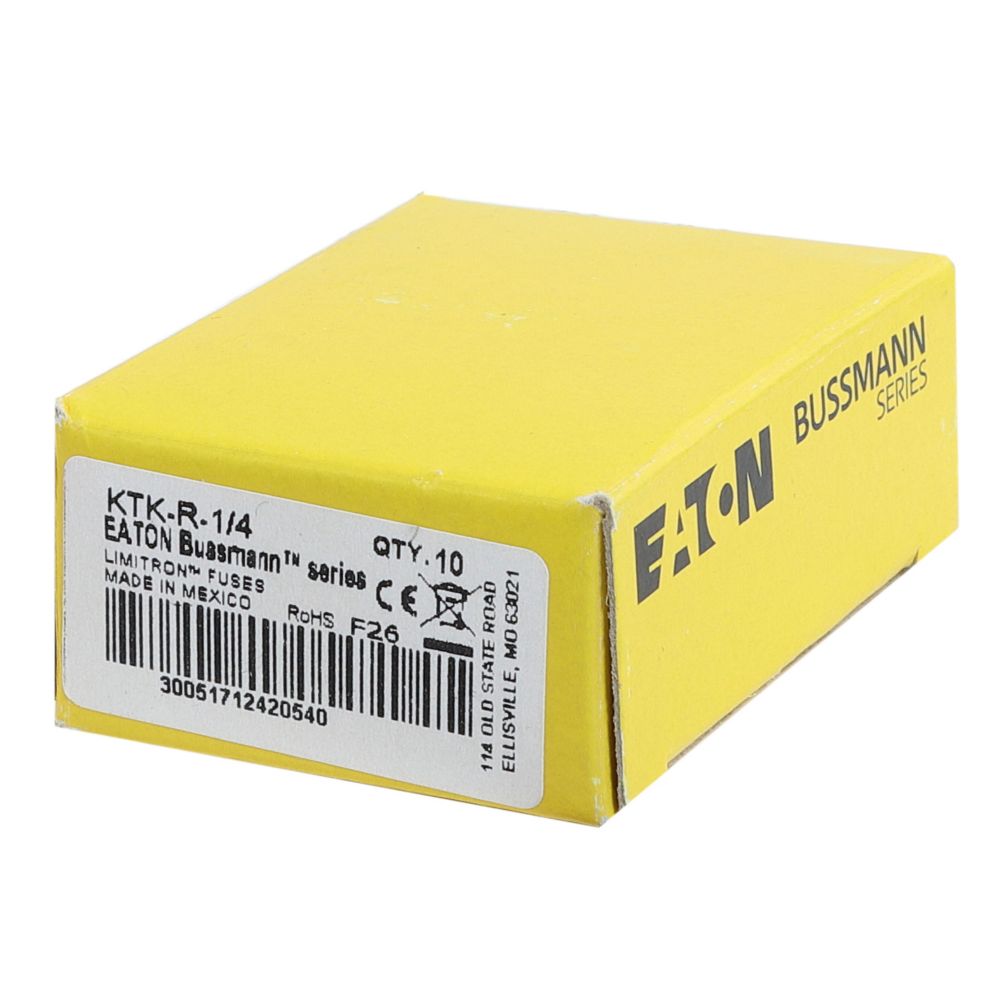 KTK-R-1/4 - Eaton Bussmann Series - KTK-R Fuse