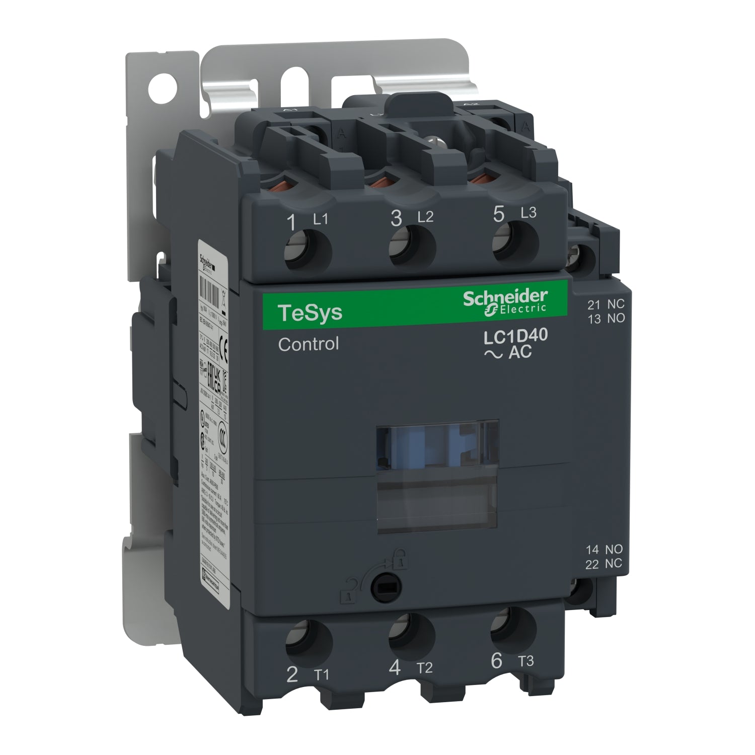LC1D40G7 - Schneider Electric - 40 Amp Square D TeSys Deca Contactor
