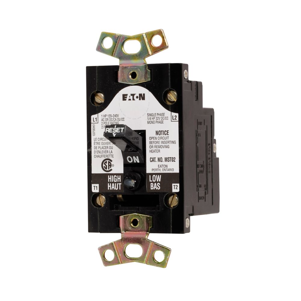 MST02 - Eaton Cutler Hammer - 1PH 2P Manual Motor Starter Toggle Switch