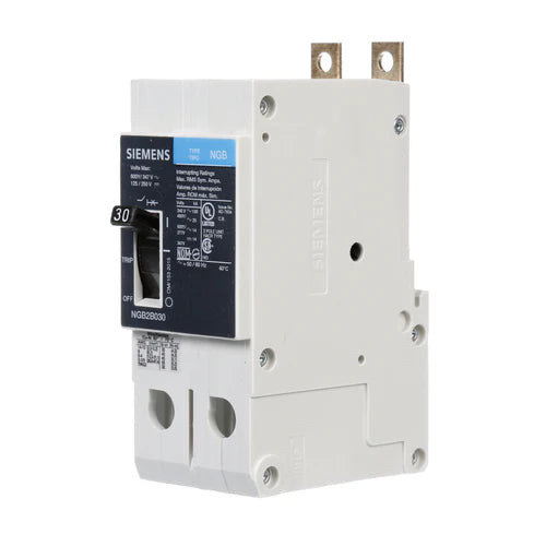 NGB2B030B - Siemens 30A 2P 600V NGB Molded Case Circuit Breaker
