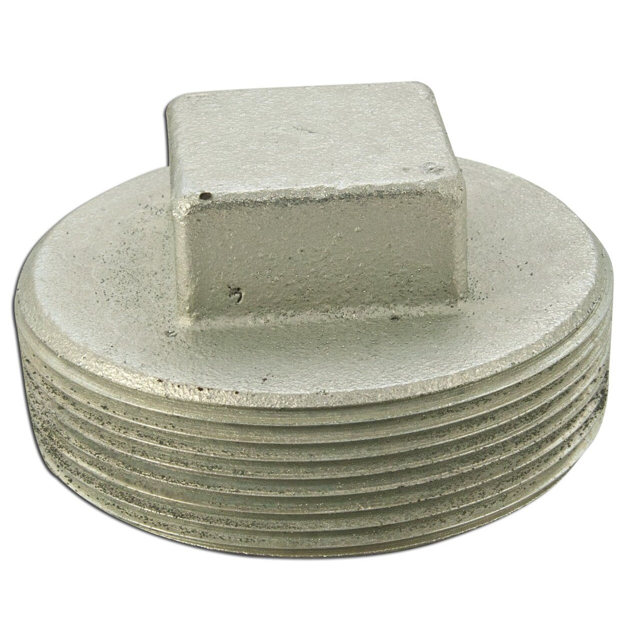 PLG350S - Appleton - 3‚Äë1/2" Square Head Malleable Iron Explosion Proof Close-Up Plug