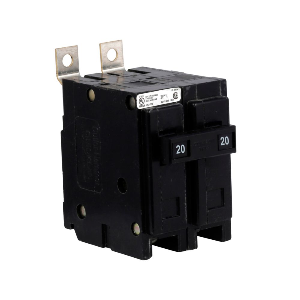 QBHW2020 - Eaton Cutler Hammer - 20A 240V Quicklag Thermal Magnetic Circuit Breakers