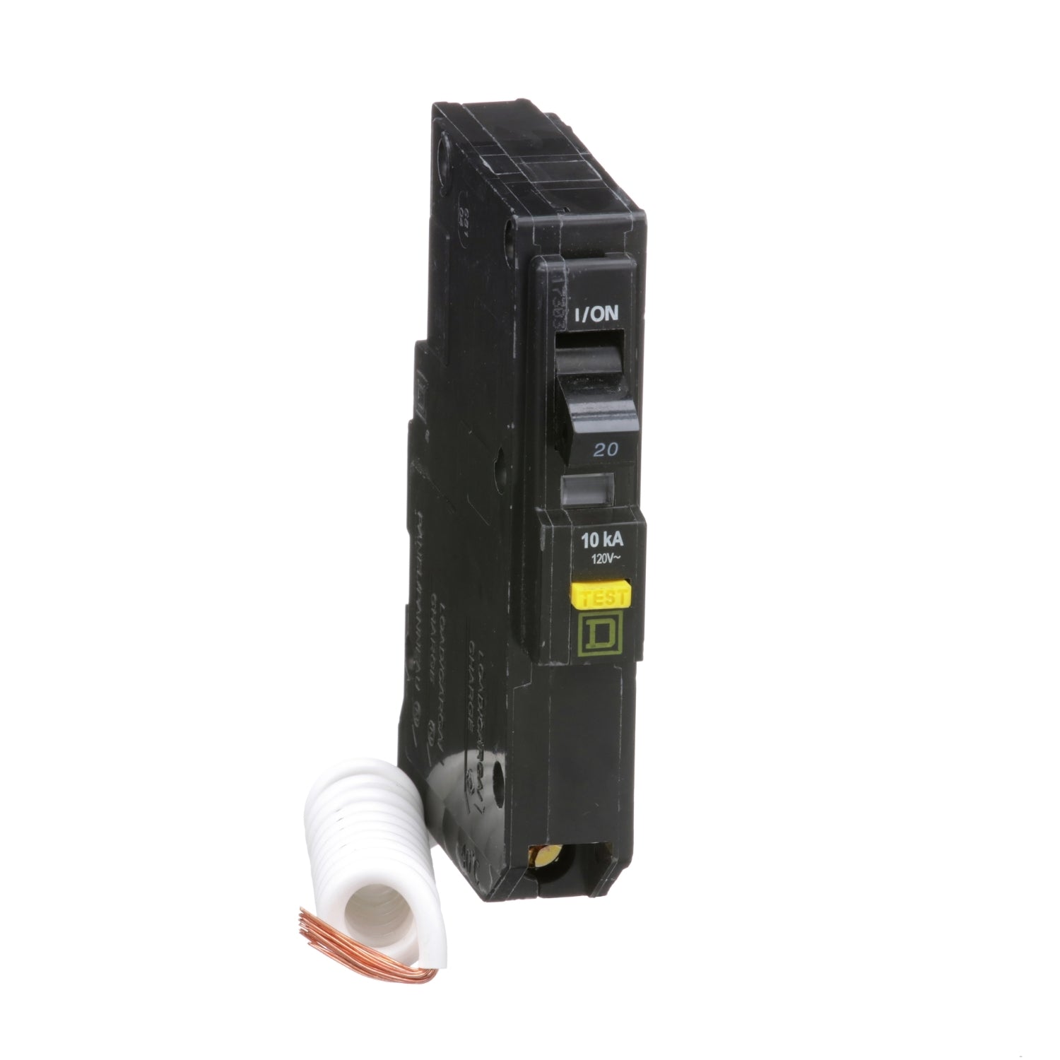 QO120GFI - Schneider Electric - Plug-In 20 Amp 1 Pole 120 Volt Square D Circuit Breaker