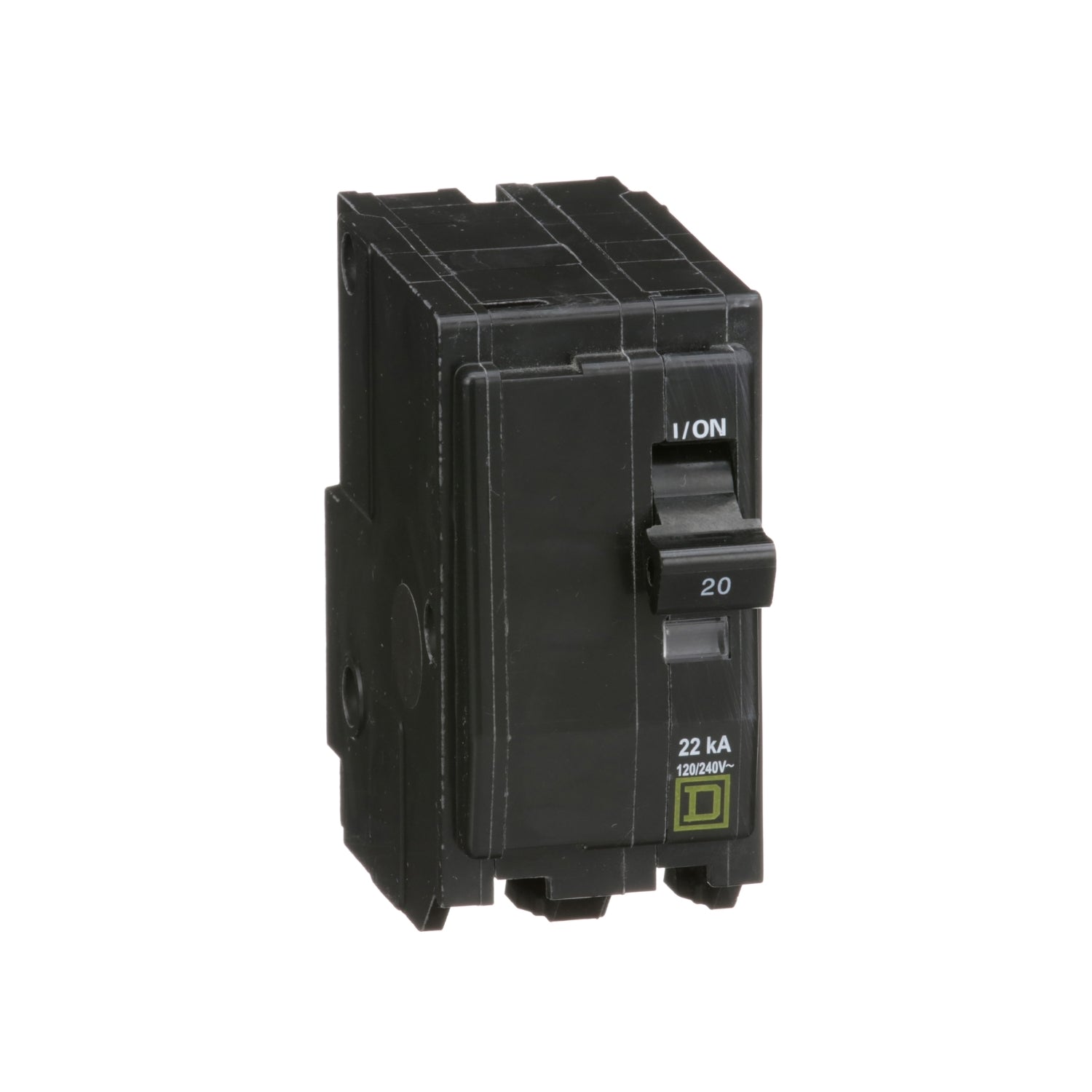 QO220VH - Schneider Electric - Plug-In 20 Amp 2 Pole 120 Volt Square D Molded Case Circuit Breaker