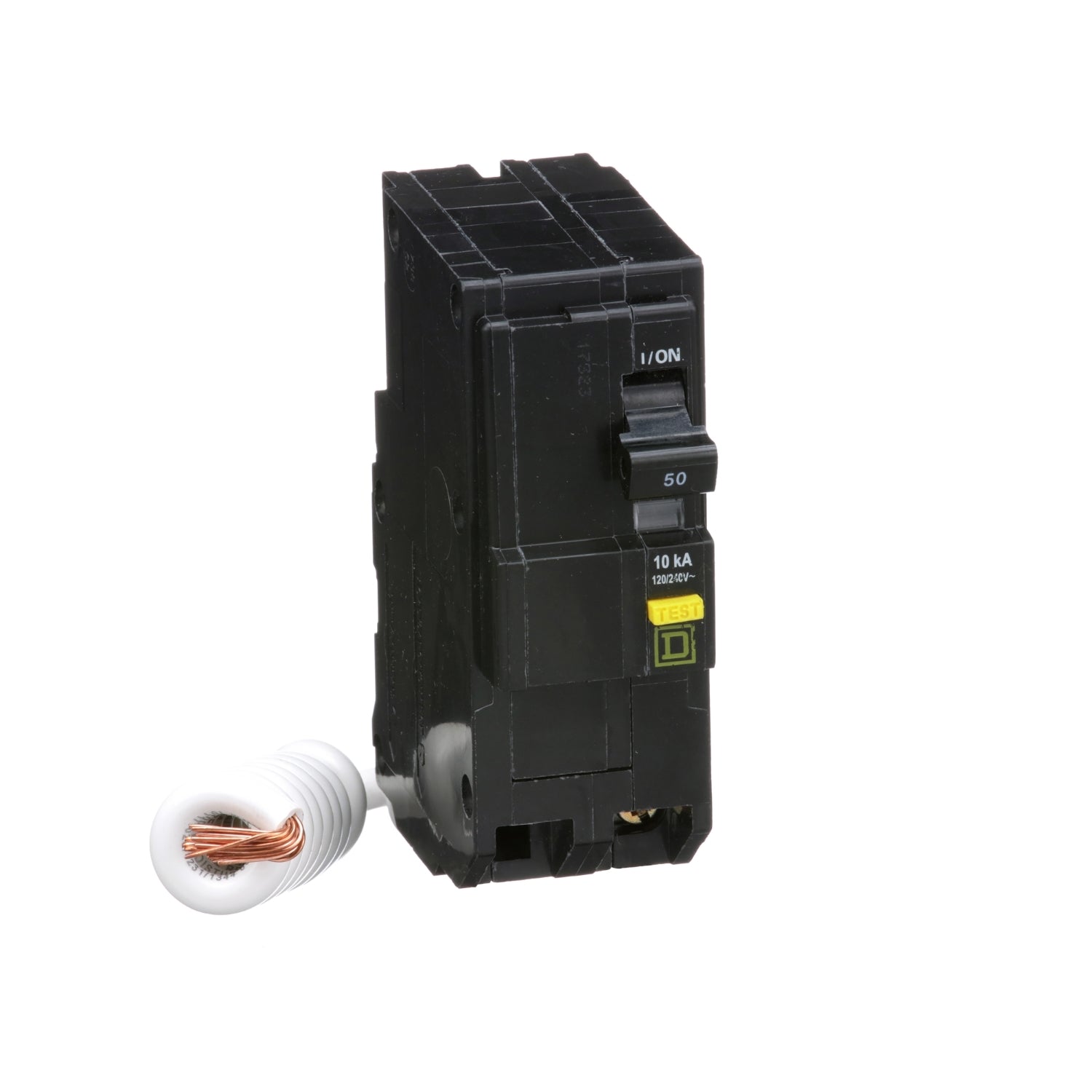 QO250GFI - Schneider Electric - Plug-In 50 Amp 2 Pole 240 Volt Square D GFCI Circuit Breaker