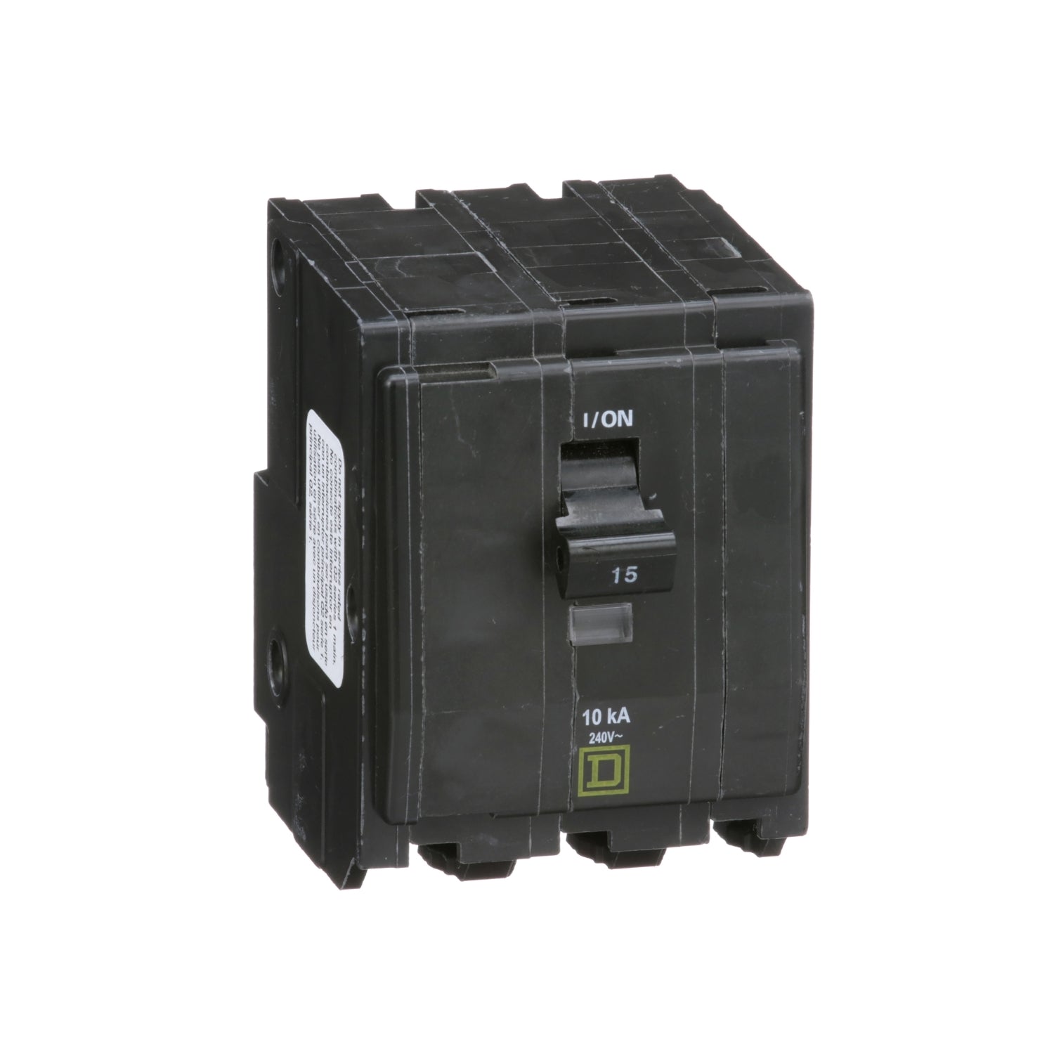 QO315 - Schneider Electric - Plug-In 15 Amp 3 Pole 240 Volt Square D Circuit Breaker