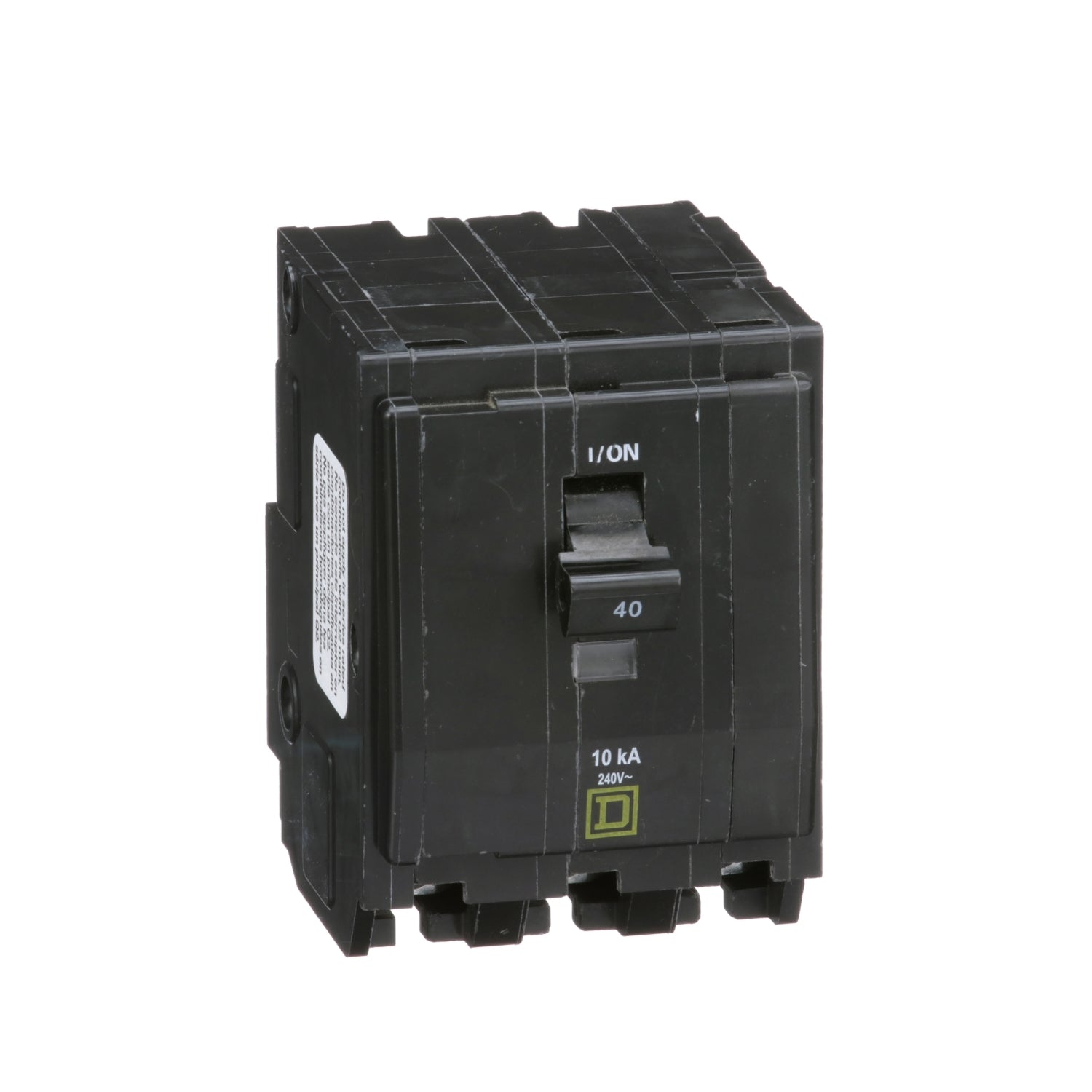 QO340 - Schneider Electric - Plug-In 40 Amp 3 Pole 240 Volt Square D Circuit Breaker