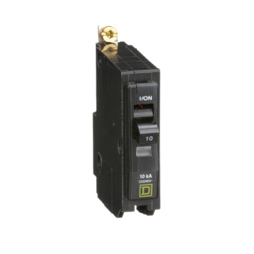 QOB110 - Square D - 10A 120 240VAC QO Bolt On Mini Circuit Breaker 1 Pole 10kA