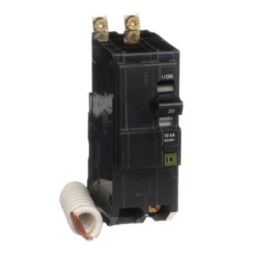 QOB230EPD - Square D - 30A 120 240VAC QO Bolt On Ground Fault Class B Mini Circuit Breaker 2 Pole 10kA 30mA TAA