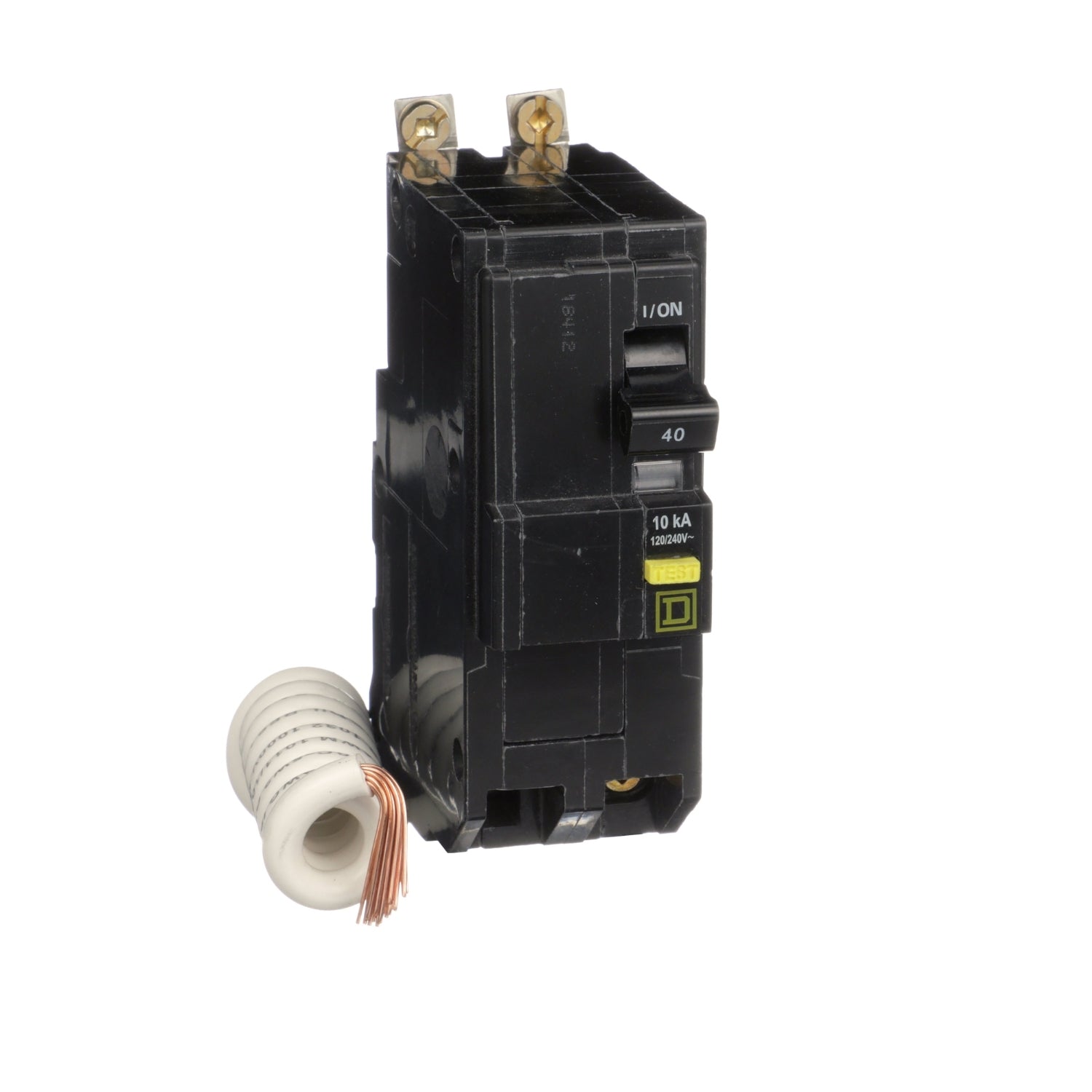 QOB240GFI - Schneider Electric - Bolt-On 40 Amp 2 Pole 240 Volt Square D GFCI Circuit Breaker