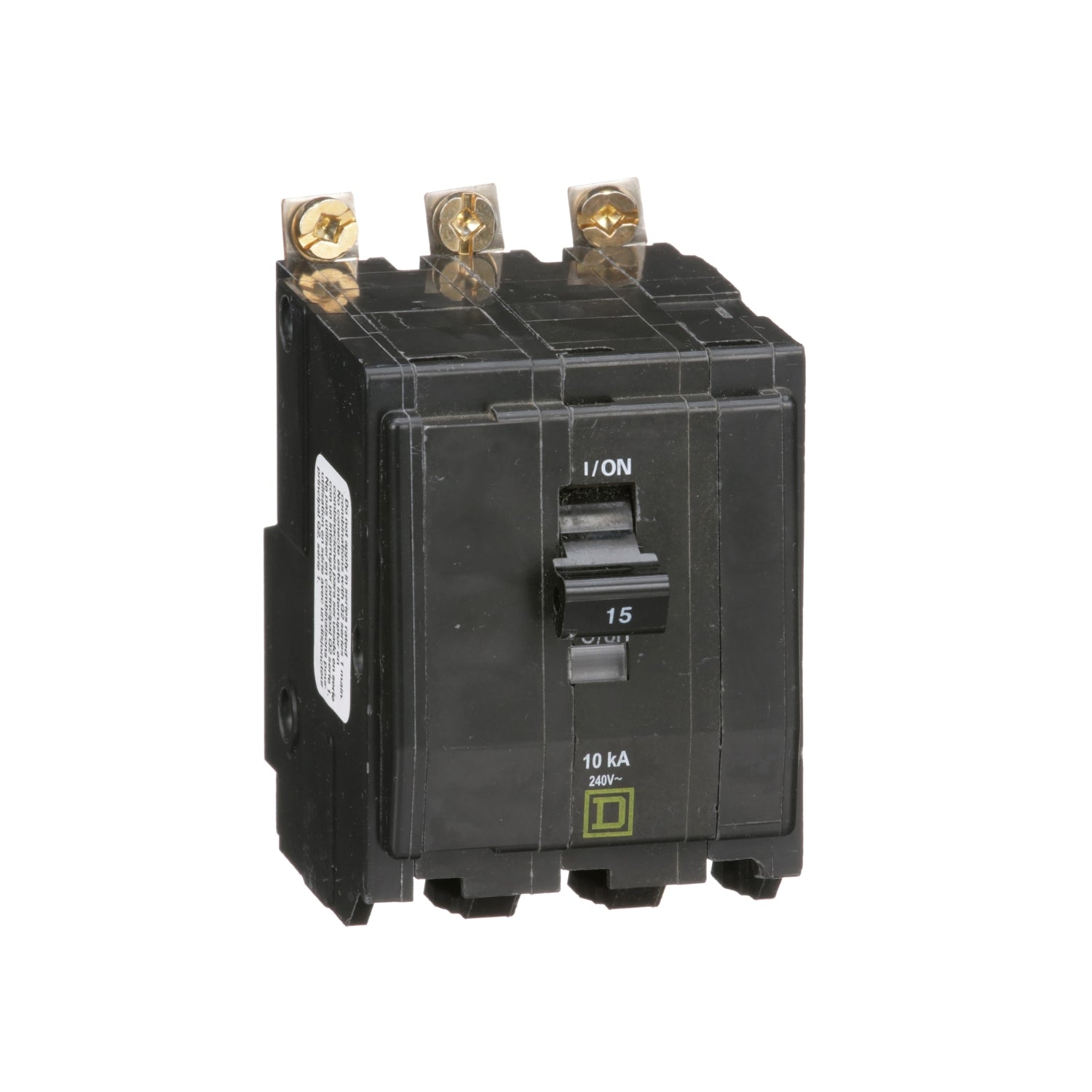 QOB315 - Schneider Electric - Bolt-On 15 Amp 3 Pole 240 Volt Square D Circuit Breaker