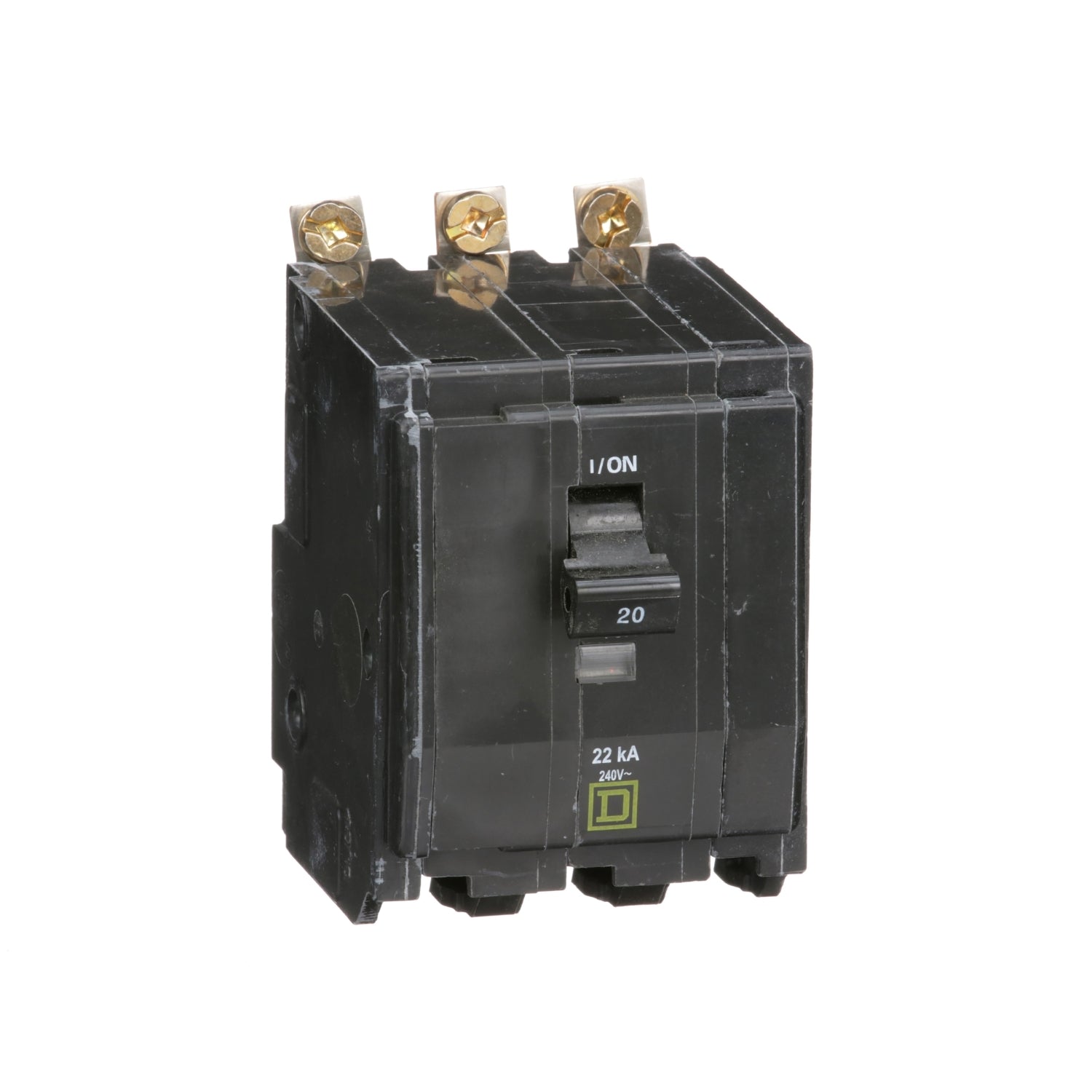 QOB320VH - Schneider Electric - Bolt-On 20 Amp 3 Pole 240 Volt Square D Circuit Breaker