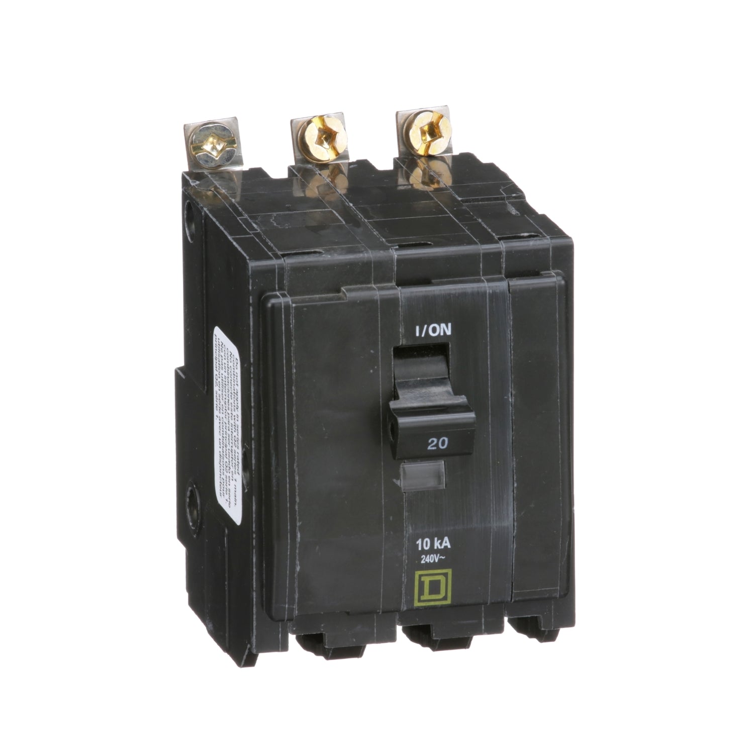 QOB320 - Schneider Electric - Bolt-On 20 Amp 3 Pole 240 Volt Square D Circuit Breaker