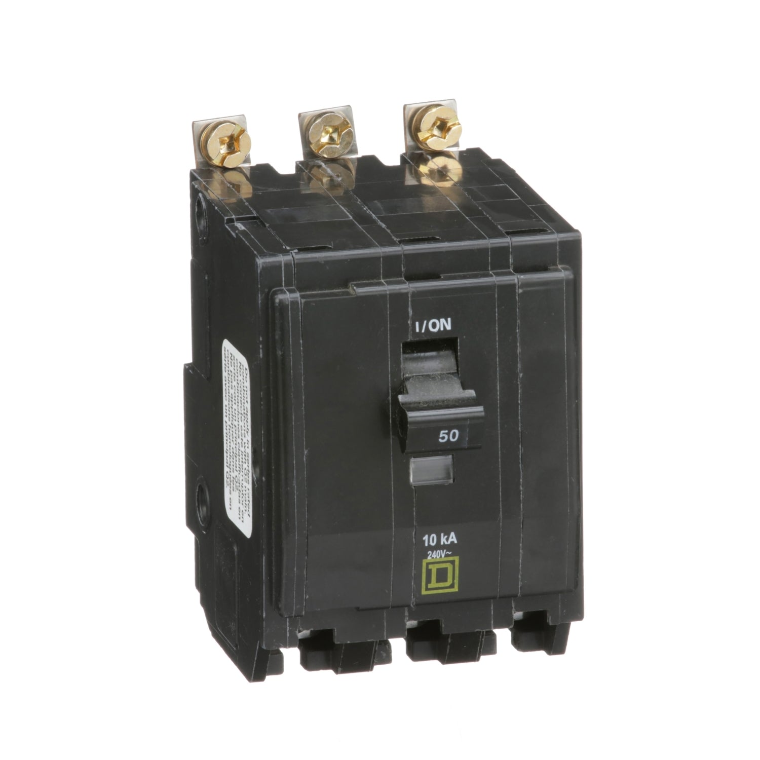 QOB350 - Schneider Electric - Bolt-On 50 Amp 3 Pole 240 Volt Square D Circuit Breaker