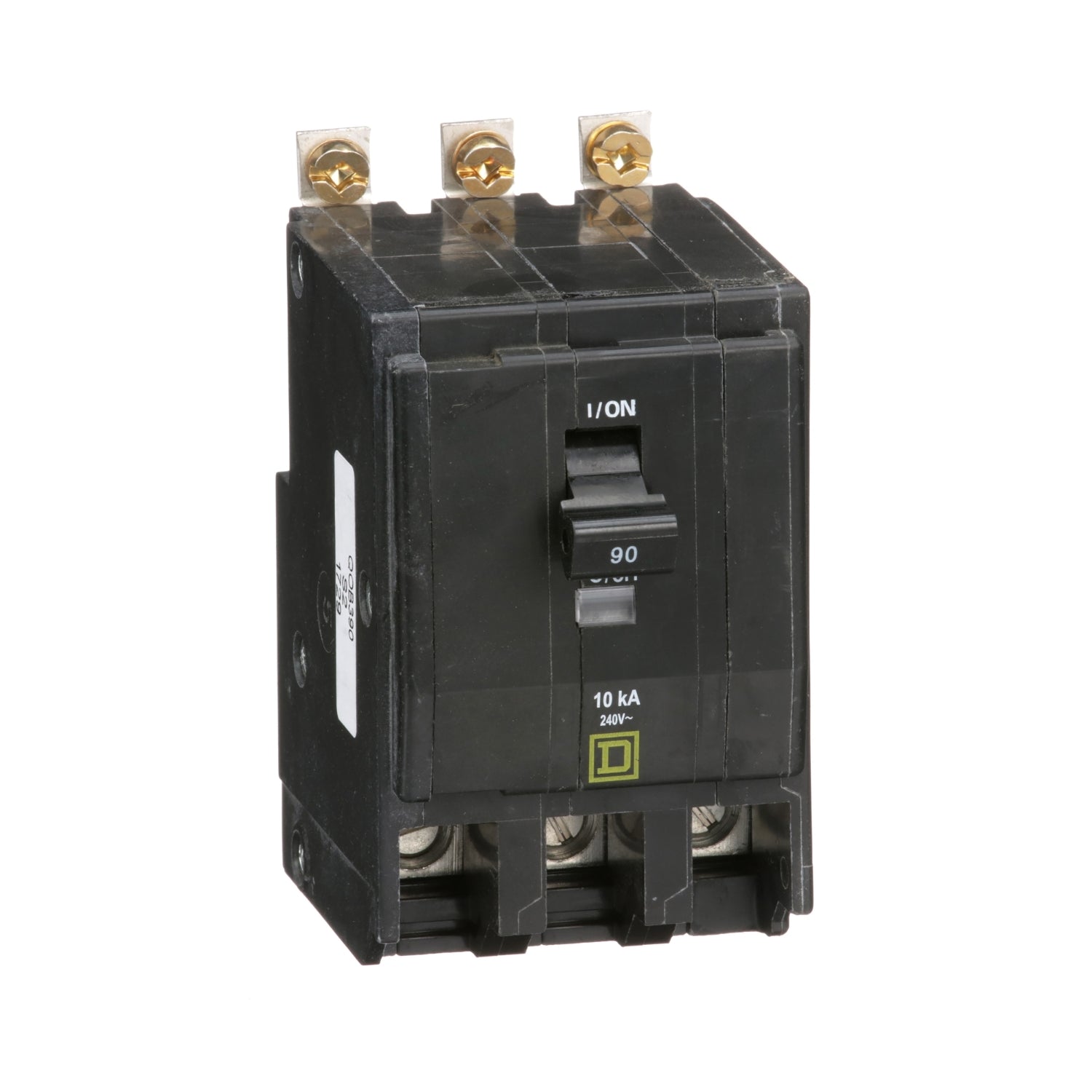 QOB390 - Schneider Electric - Bolt-On 90 Amp 3 Pole 240 Volt Square D Circuit Breaker