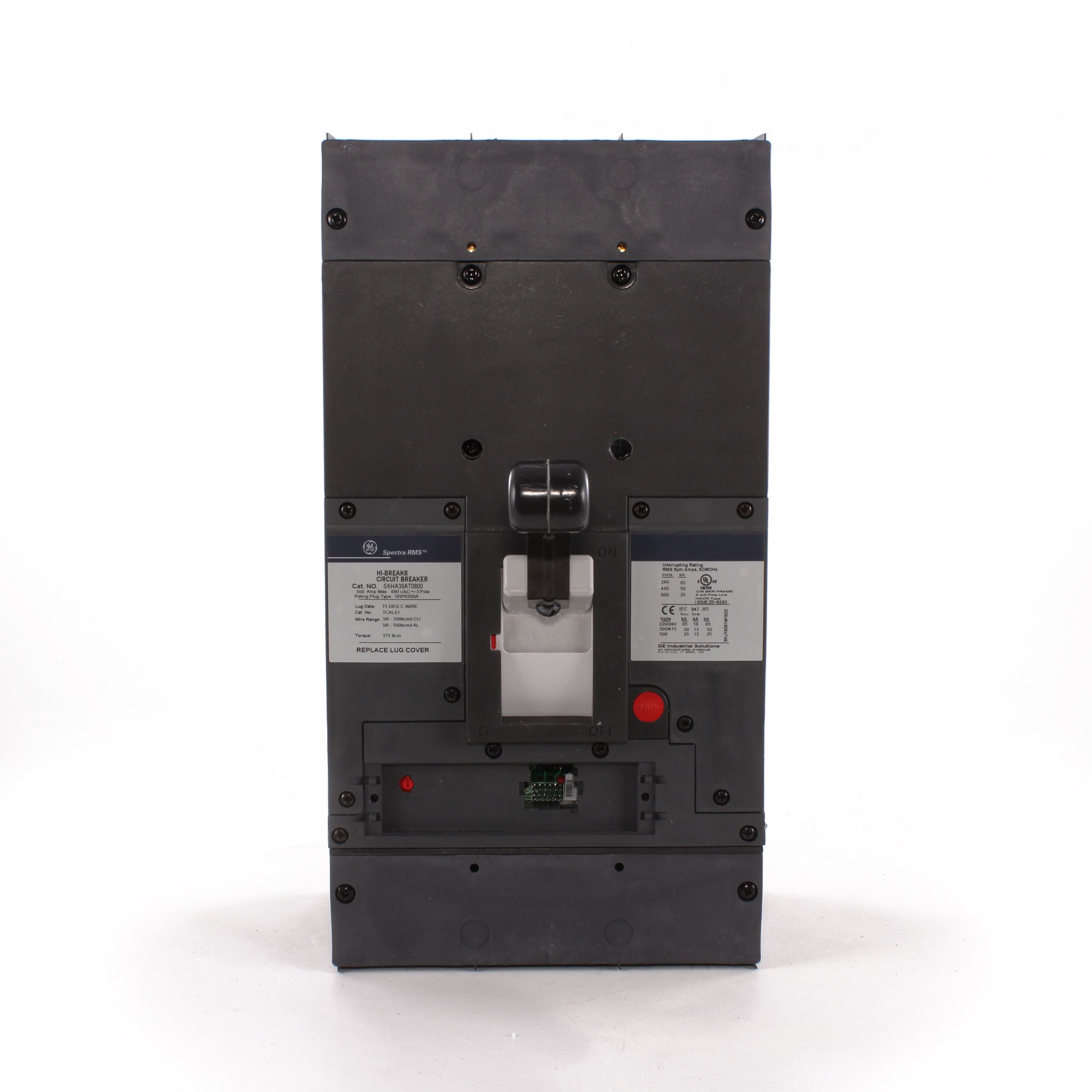 SKHA36AT0800 - General Electric - 800 Amp 3 Pole 600 V Circuit Breaker