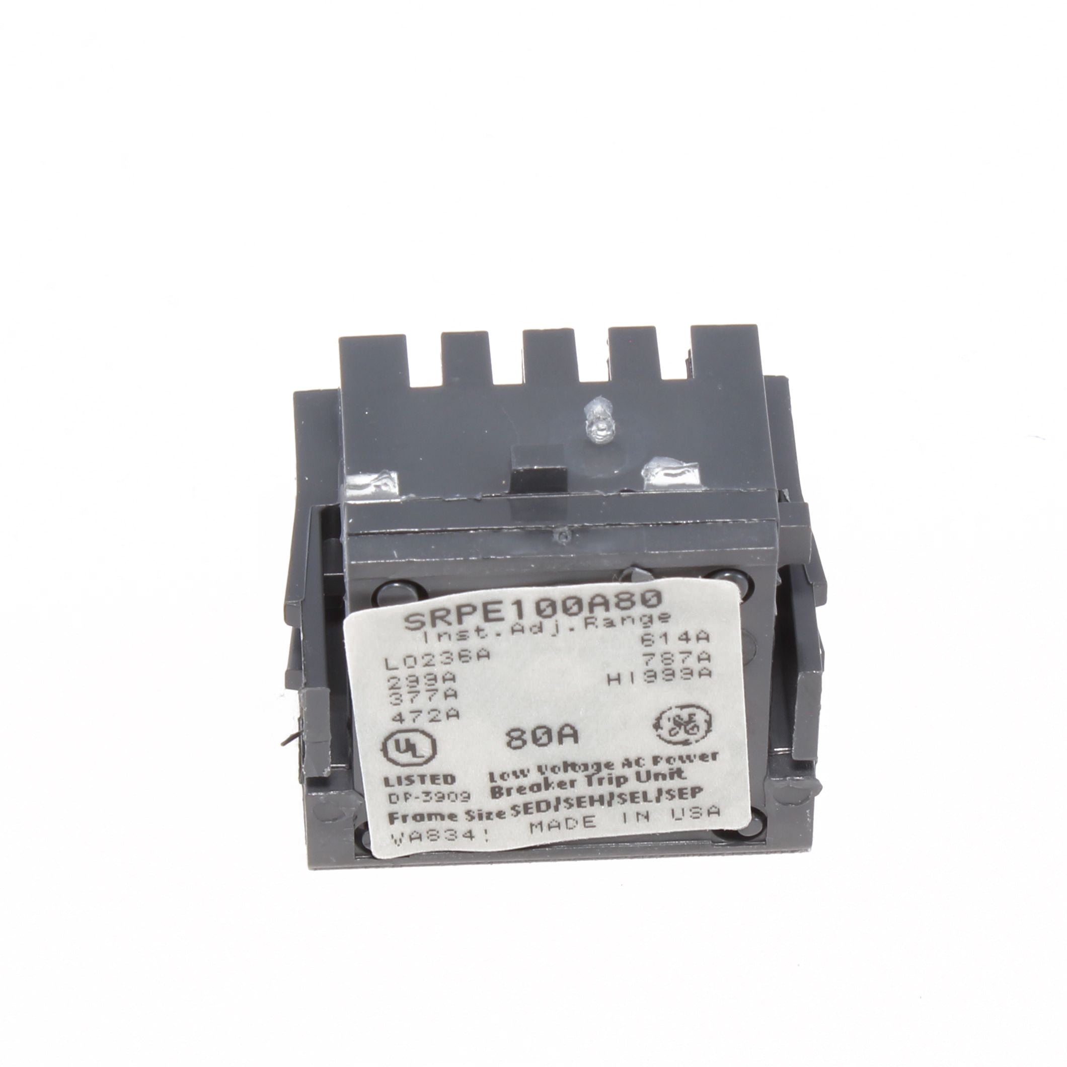 SRPE100A80 - General Electric - 80 Amp Circuit Breaker Rating Plug