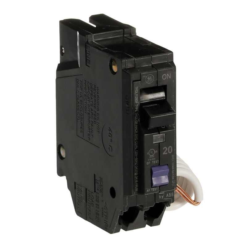 THQB1120DF - General Electric - 20 Amp 120/240V 1 Pole Thermal Magnetic Circuit Breaker