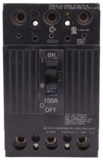 TQD32150WL - General Electric - 150A 240V 3 Pole Thermal Magnetic Circuit Breaker