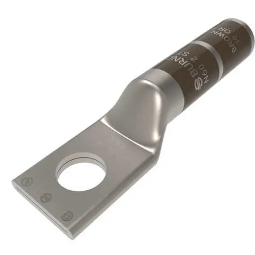 YA2CN - Burndy - 1/2" Stud 1-Hole Long Barrel Compression Terminal