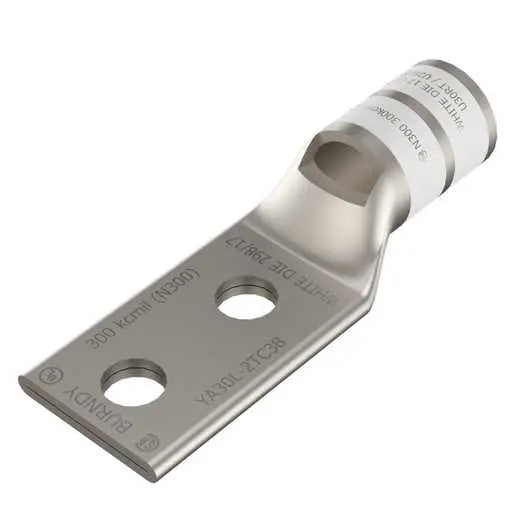 YA302LN - Burndy - 1/2" Stud 2-Hole Compression Terminal