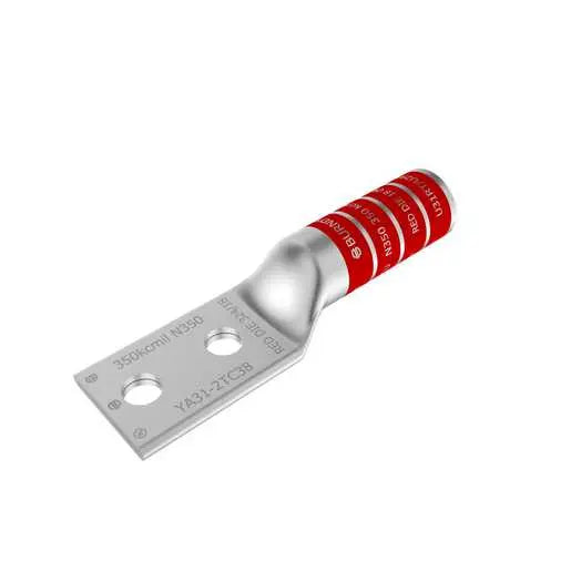 YA312N - Burndy - 1/2" Stud 2 Hole Long Barrel Compression Terminal