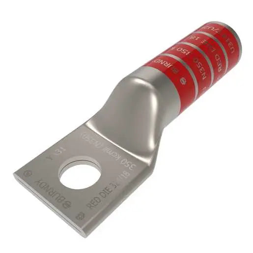 YA31 - Burndy - 1/2" Stud 1-Hole Long Barrel Compression Terminal