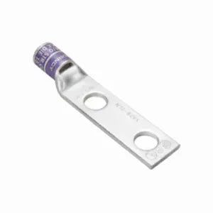 YA342LN - Burndy - 1/2" Stud 2-Hole 1-3/4" Spacing Standard Barrel Compression Terminal