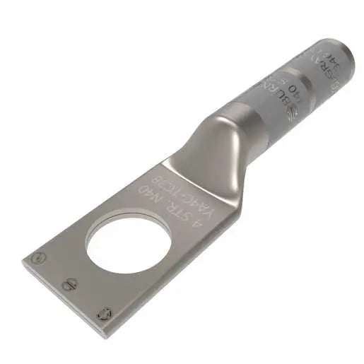 YA4CN - Burndy - 1/2" Stud 1-Hole Long Barrel Compression Terminal
