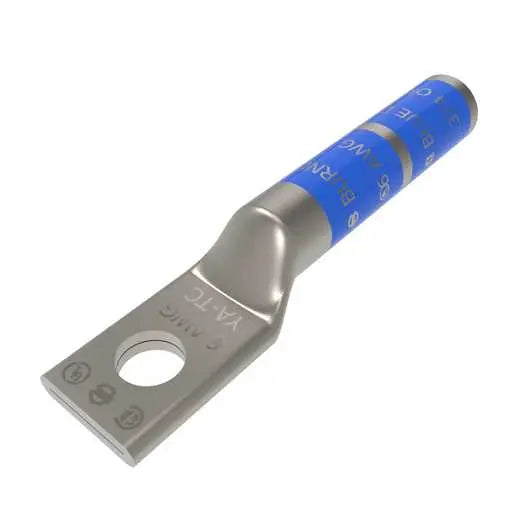 YA6C - Burndy - 1/4" Stud 1-Hole Long Barrel Compression Terminal
