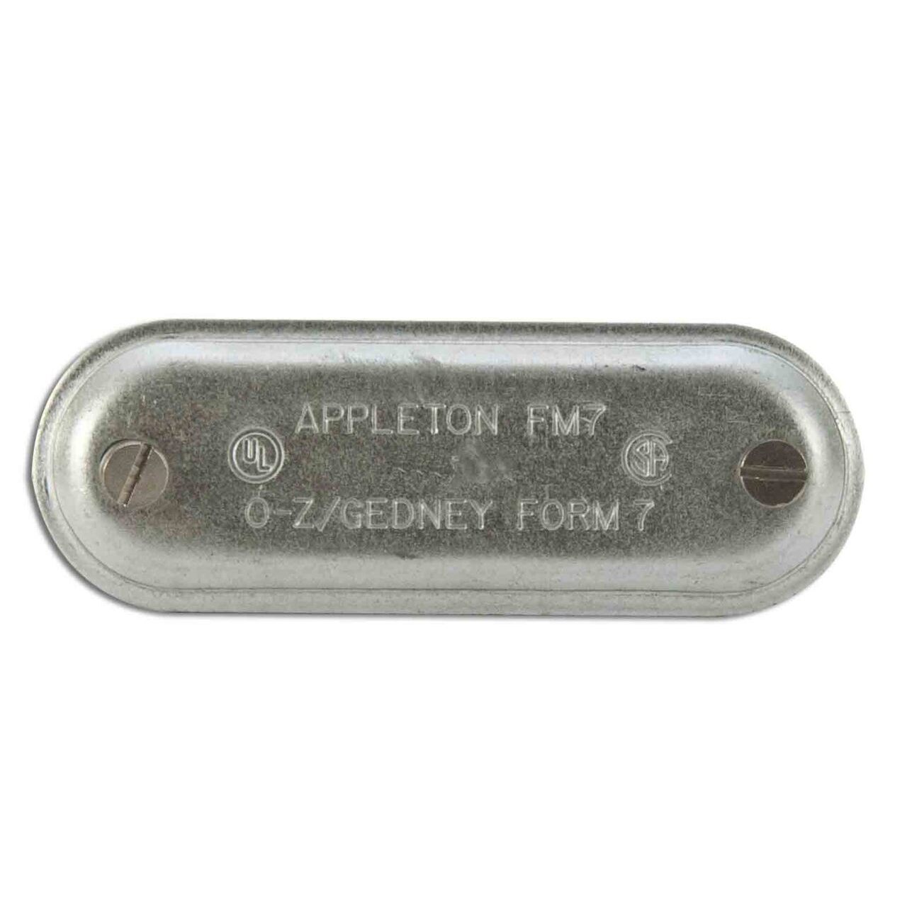 170 - Appleton - 1/2" Form 7 Steel Conduit Body Cover