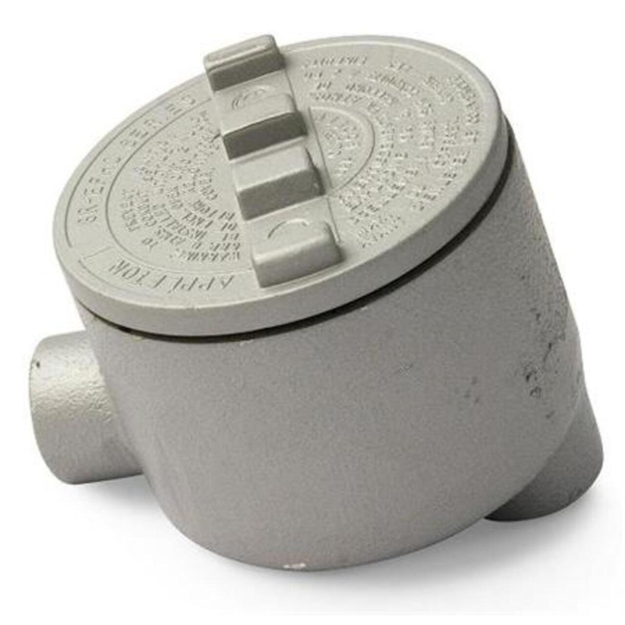 GRLB75 - Appleton - (2) 3/4" Hubs Type GRLB Malleable Iron Conduit Outlet Box