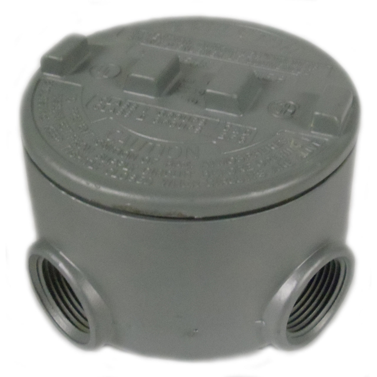 GRU75A - Appleton - (5) 3/4" Hubs Type GRU Aluminum Conduit Outlet Box