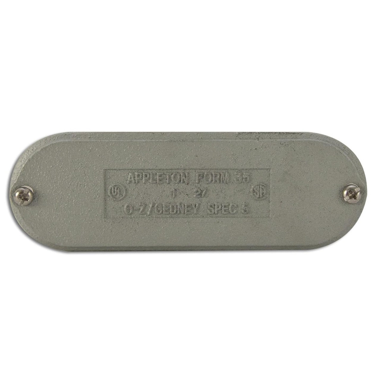 K100CM - Appleton - 1" Form 35 Malleable Iron Screw-On/Flat Type Conduit Body Cover