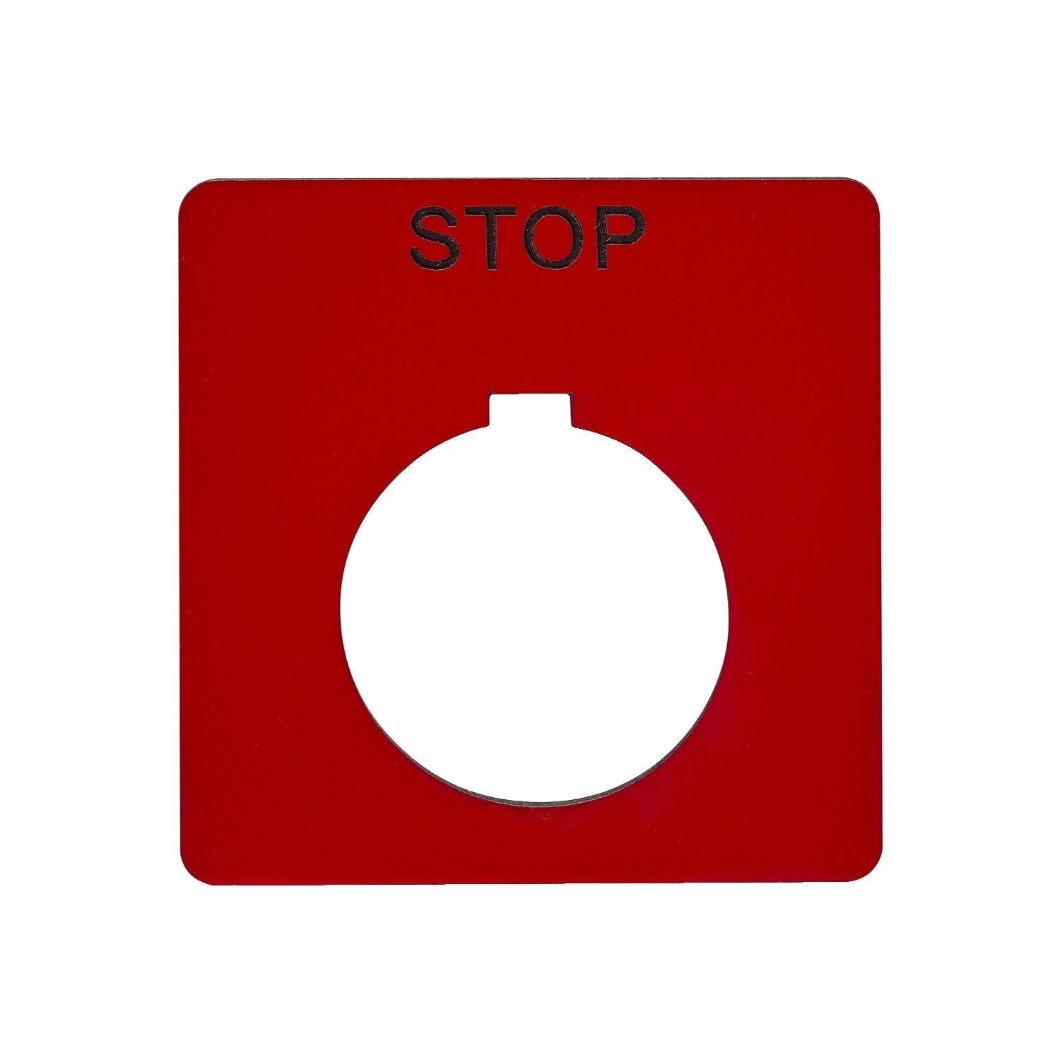 9001KN102RP - Schneider Electric - Square D 30mm Marked Red Legend Plate