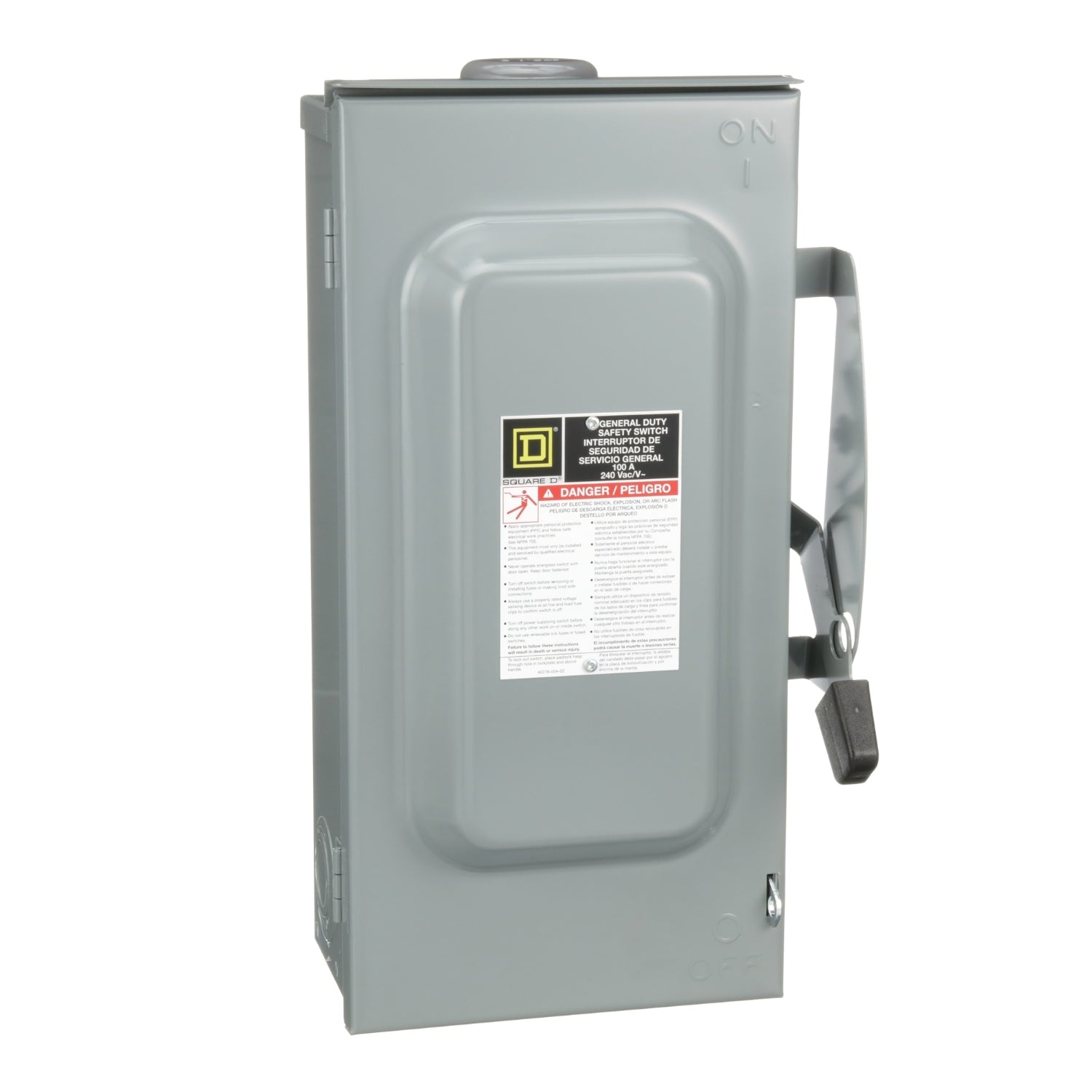DU323RB - Schneider Electric - 200A 240V Square D Disconnect 3Pole NEMA 3R
