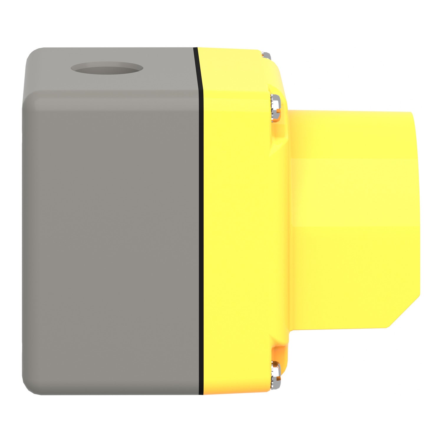 9001KYG1Y - Schneider Electric - Square D Empty Enclosure Control Station Harmony 9001K/SK Aluminium Yellow 1 Cut-out