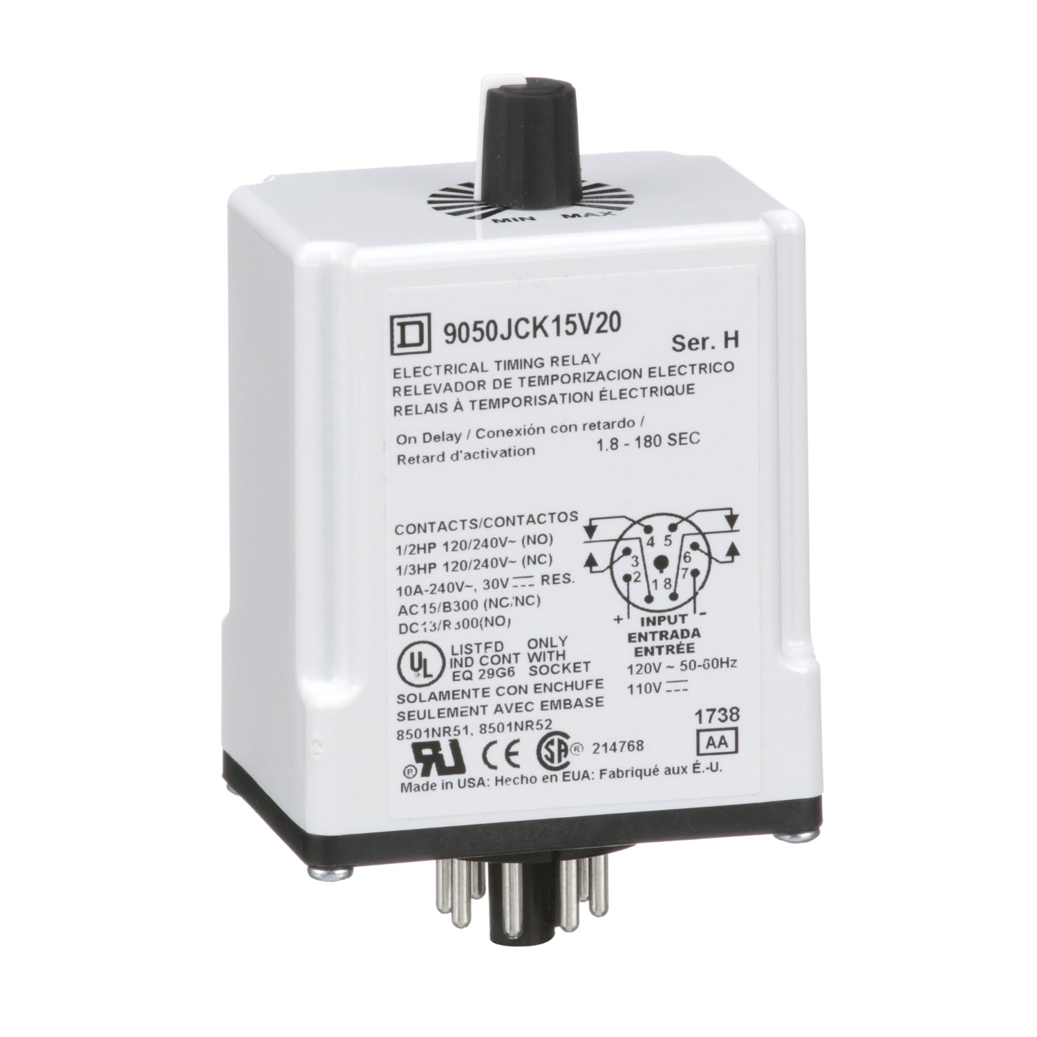 9050JCK15V20 - Schneider Electric - Square D Automation Relay