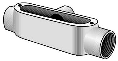 T200A - Appleton - 2 Inch T Conduit Body, Epoxy Coated Aluminum