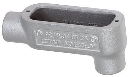 LR150M - Appleton - 1-1/2 Inch LR Conduit Body, Epoxy Coated Iron